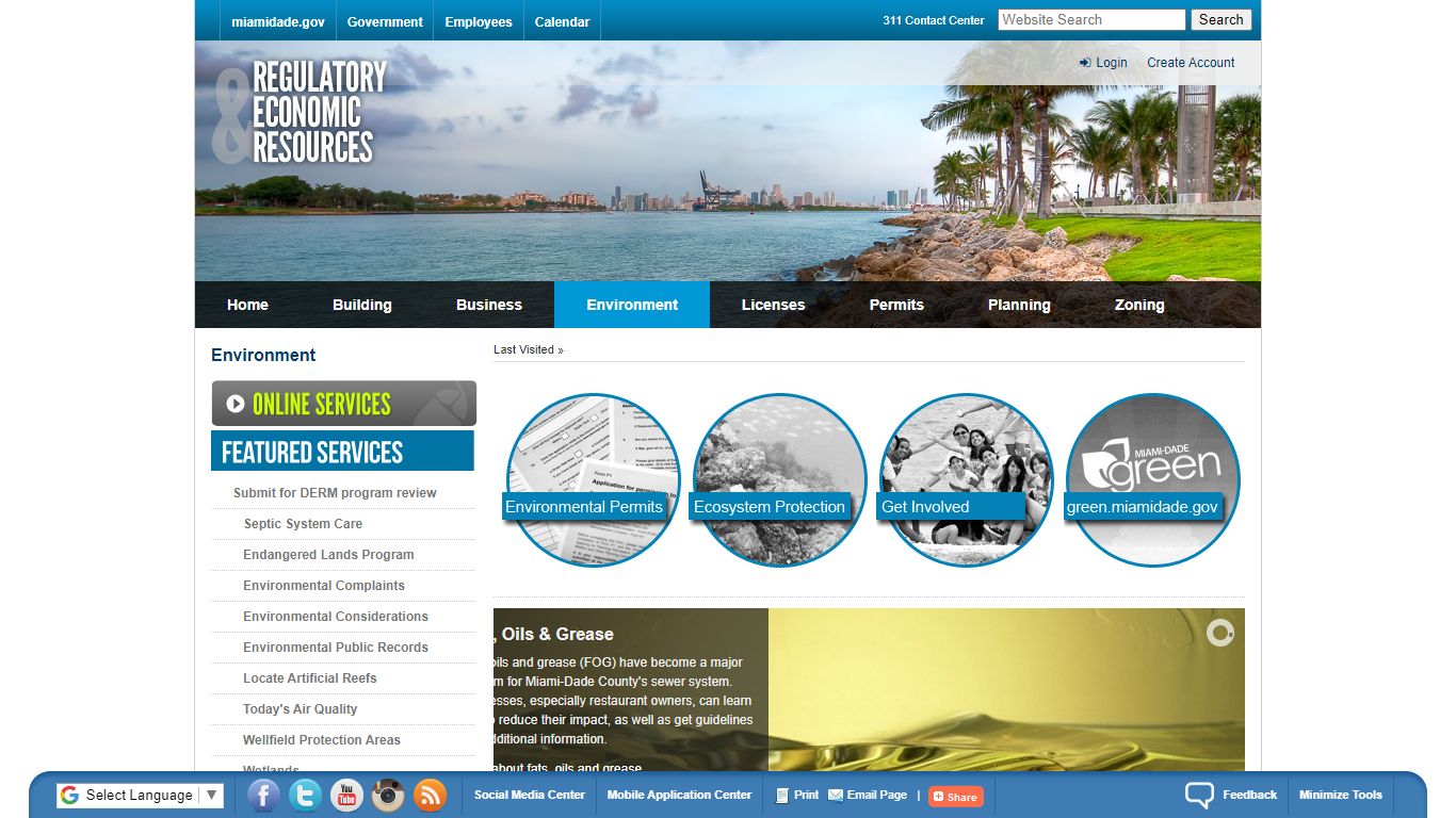 Environment - Miami-Dade County